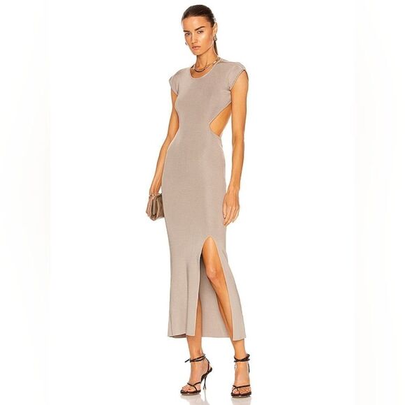 NWOT Aya Muse Lapis Maxi Dress in Sand Size Small Designer Luxury Revolve Beach - Picture 1 of 10